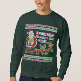 Ugly Christmas Sweater | Funny Santa Blitze Schnee Sweatshirt