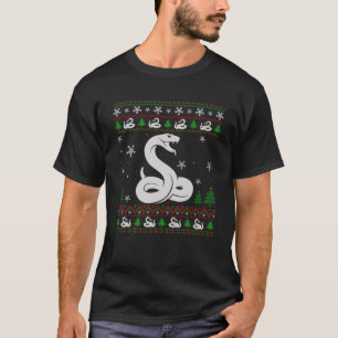 Ugly Christmas Sweater für Snake Liebhaber Funny U T-Shirt