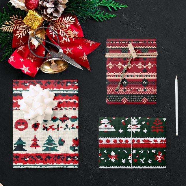 Ugly Christmas Sweater Geschenkpapier Set (Von Creator hochgeladen)