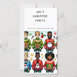 Ugly Christmas Sweater Holiday Party Einladung