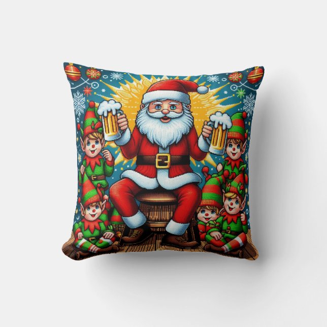 Ugly Christmas Sweater Kissen (Vorderseite)
