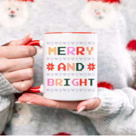 Ugly Christmas Sweater | Merry und Bright Kaffeetasse