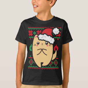 Ugly Christmas Sweater Niedlich Kawaii Anime Chibi T-Shirt