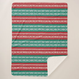 Ugly Christmas Sweater Strick Traditionelles Muste Sherpadecke