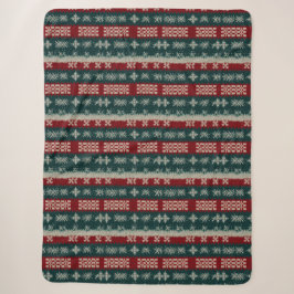 Ugly Christmas Sweater Strick Traditionelles Muste Sherpadecke