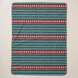 Ugly Christmas Sweater Strick Traditionelles Muste Sherpadecke