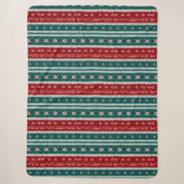 Ugly Christmas Sweater Strick Traditionelles Muste Sherpadecke