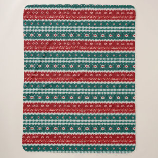Ugly Christmas Sweater Strick Traditionelles Muste Sherpadecke