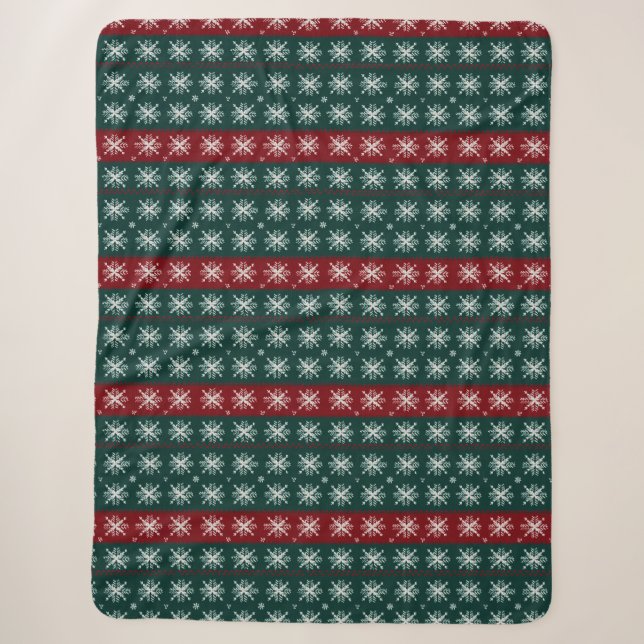 Ugly Christmas Sweater Strick Traditionelles Muste Sherpadecke (Vorderseite)