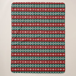Ugly Christmas Sweater Strick Traditionelles Muste Sherpadecke