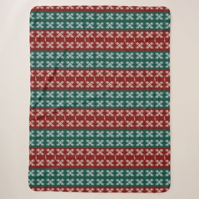 Ugly Christmas Sweater Strick Traditionelles Muste Sherpadecke (Vorderseite)