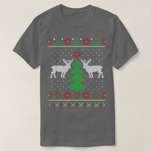 Ugly Christmas Sweater T-Shirt (Design vorne)