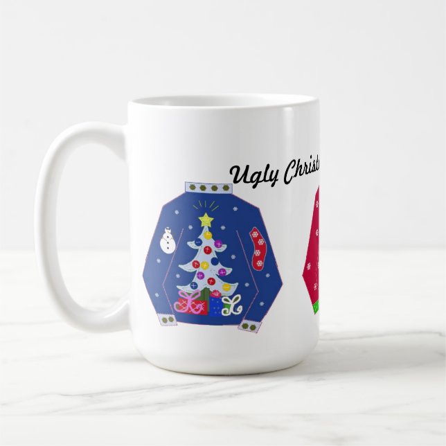 Ugly Christmas Sweaters Kaffeetasse (Links)