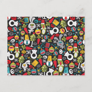 Ugly Christmas und Happy New Year Postkarte