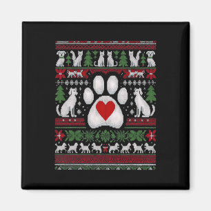 Ugly Christmas Veterinarian Animals Hunde Cats Mer Magnet