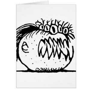 Ugly fantasy monstre drawing