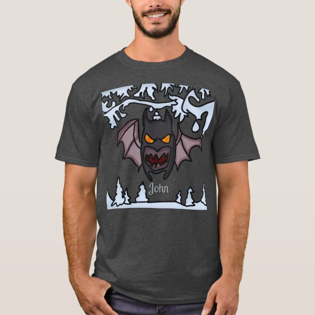 Ugly Funny Winter Bat T-Shirt (Vorderseite)