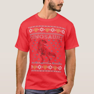 Ugly Hanukkah Sweater, Dinosaurus, jüdischer Dinos T-Shirt