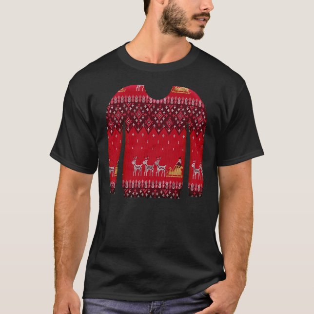 Ugly Holidays Sweater T-Shirt (Vorderseite)