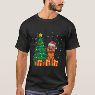 Ugly Irish Setter Weihnachtsmannmütze Christmas Li T-Shirt