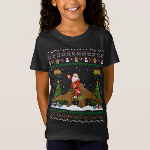 Ugly Pangolin Xmas Geschenk Weihnachtsfeier Pangol T-Shirt