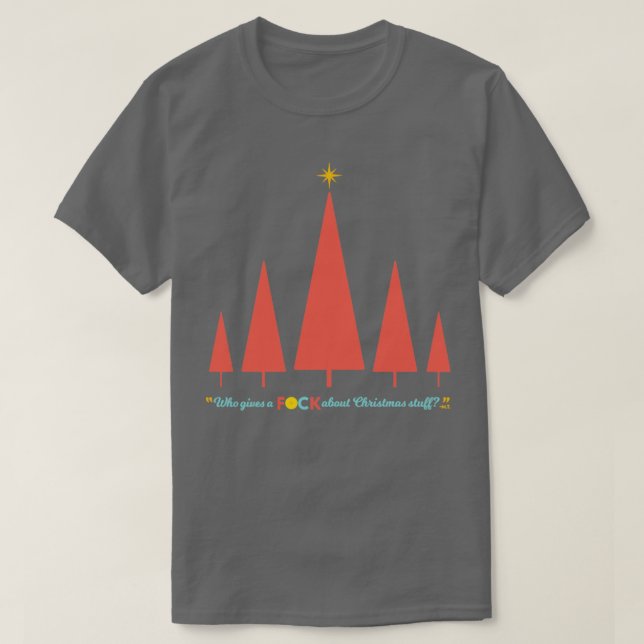 Ugly Red White House Trees T-Shirt (Design vorne)