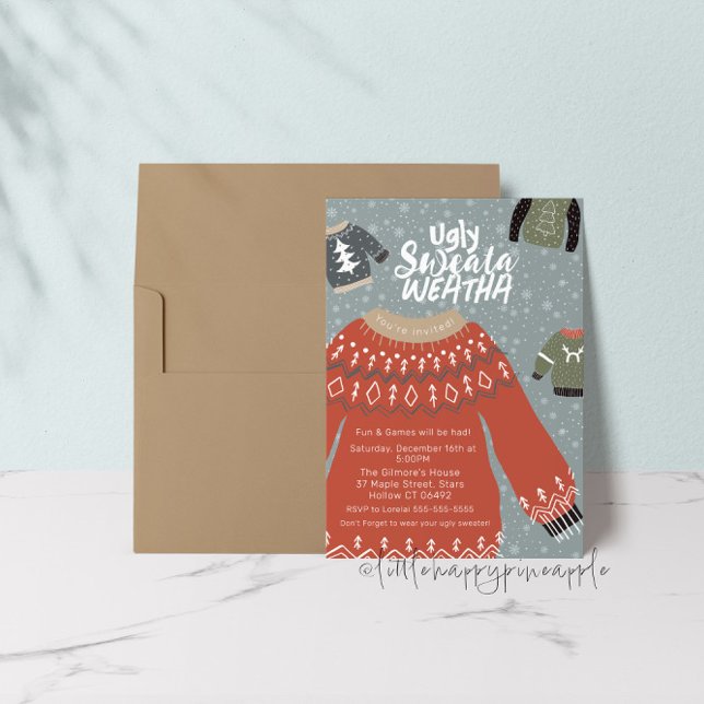 Ugly Sweata Weatha Party Einladung (Von Creator hochgeladen)
