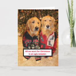 Ugly Sweater Card Karte