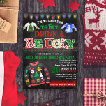 Ugly Sweater Chalkboard Weihnachtsfeiertage Party  Einladung<br><div class="desc">Stil ist im Auge des Betrachters - dieser Urlaub,  tragen etwas,  das keinen Raum für Interpretation verlasse. Mit diesem hässlichen Pullover-Party mit seiner inspirierten Einladung können Sie mit Ihren besten Freunden und den schlechtesten Outfits untröstlich sein.</div>