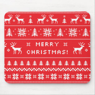 Ugly Sweater Christmas Mouse Pad Mousepad