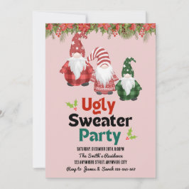 Ugly Sweater Christmas Party Einladung