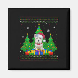 Ugly Sweater Christmas Tree Weihnachtsmannmütze We Magnet