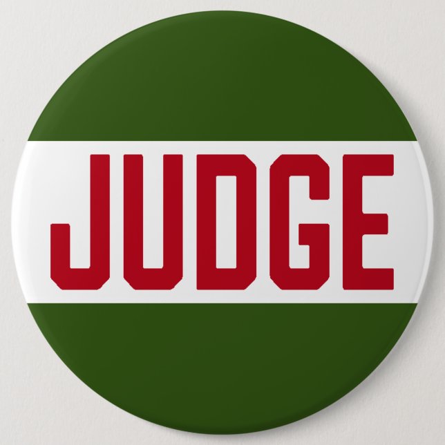 Ugly Sweater Contest Judge Button (Vorderseite)