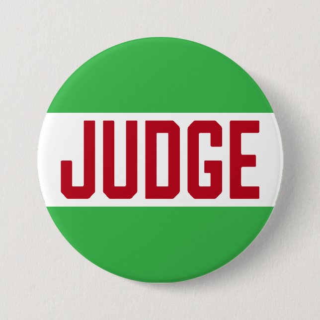 Ugly Sweater Contest Judge Button (Vorderseite)