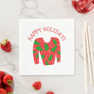 Ugly Sweater CUSTOM Weihnachten Serviette