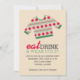 Ugly Sweater Einladung