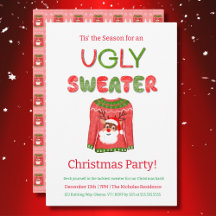 Ugly Sweater Funny Reindeer Weihnachtsfest Party
