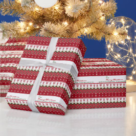 Ugly Sweater gegossen Hyge Angels Herz Weihnachten Geschenkpapier