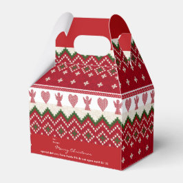 Ugly Sweater gegossen Hyge Angels Herz Weihnachten Geschenkschachtel