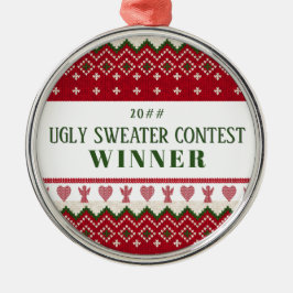 Ugly Sweater gegossen Hyge Angels Herz Weihnachten Ornament Aus Metall