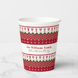 Ugly Sweater gegossen Hyge Angels Herz Weihnachten Pappbecher