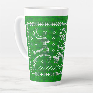 Ugly Sweater Jingle Glocken Weihnachtsdehirsche gr Milchtasse