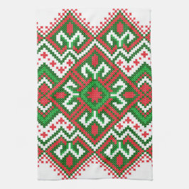 Ugly Sweater Muster Festivals Weihnachtshandtuch Geschirrtuch