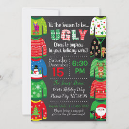 Ugly Sweater Party Einladung - Weihnachts-Party