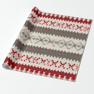 UGLY SWEATER PATTERN GESCHENKPAPIER