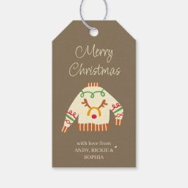 Ugly Sweater Personalisierte Weihnachtsgeschenke T Geschenkanhänger