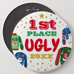 Ugly Sweater Round Button, Colossal, 1,8 mm Button