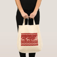 Ugly Sweater Santa Claus Schlitten und Rentiere