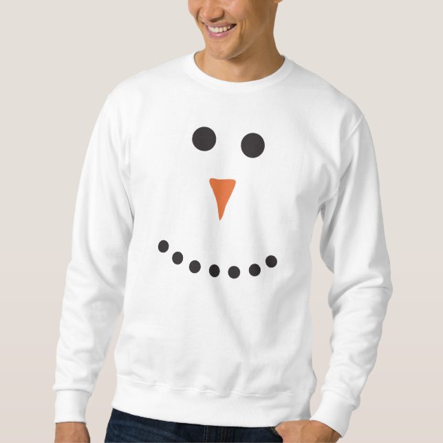 Ugly Sweater Snowman Sweatshirt (Vorderseite)