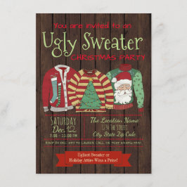 Ugly Sweater Weihnachts-Party Einladungen